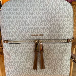Michael Kors medium backpack purse - used once